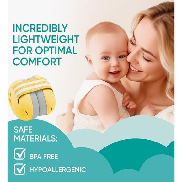 LittleTora Baby Ear Muff-Noise Canceling Headphone for Infan - Picture 4 of 9